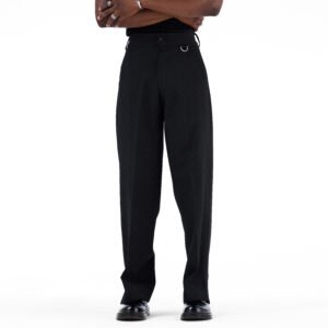 Onyx Fold Black Pants